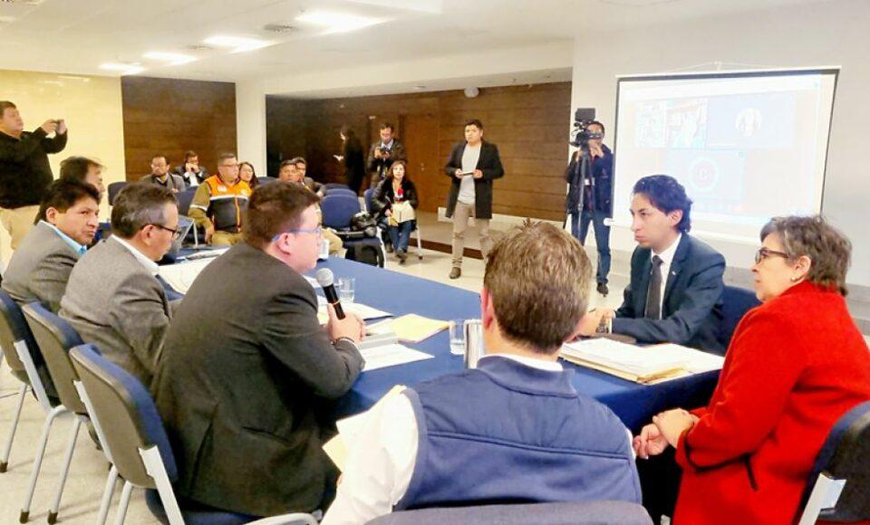 Ministro Cusicanqui pide al Senado viabilizar crédito de $us 75 millones