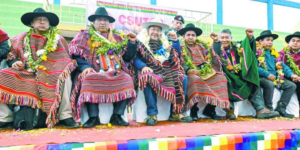 La CSUTCB exige a la ALP aprobar créditos y solicita sanciones severas del Gobierno contra el agio