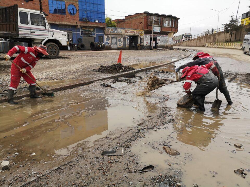 Lluvias: Alcaldía de El Alto suma más personal en las brigadas para atención en emergencia
