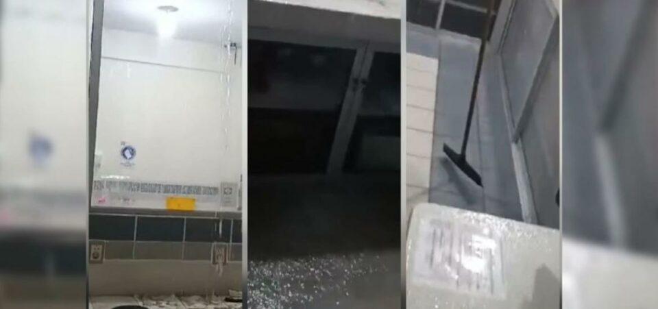 El Alto: Lluvias provocaron inundación de oficinas del Banco de Sangre