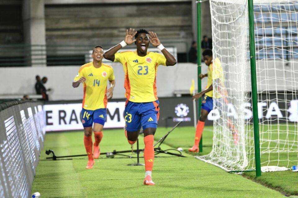 Sudamericano Sub-20: Colombia golea 4-0 a Paraguay