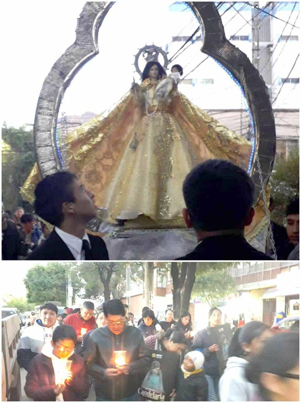 Con misas y veladas, Potosí celebró la fiesta de la Virgen de la Candelaria