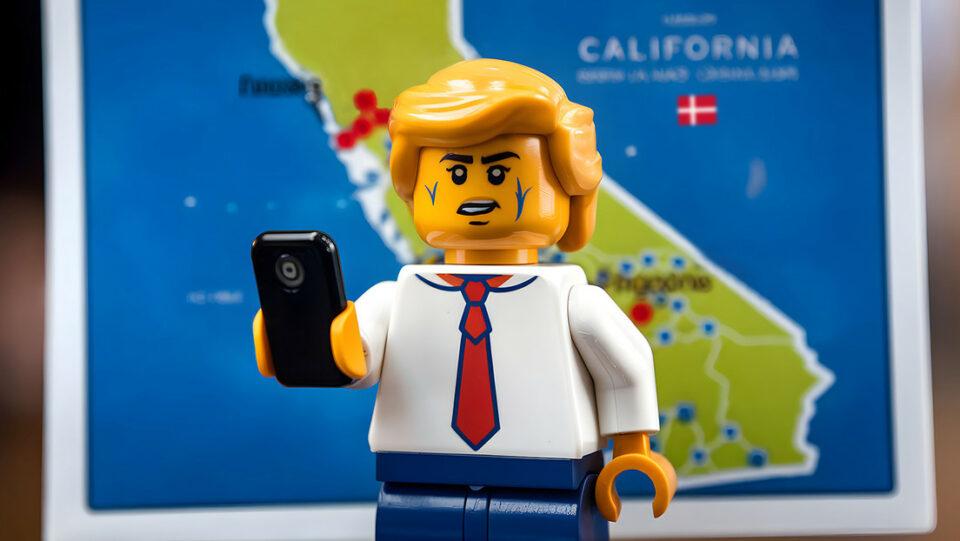 A lo dicho de Trump sobre Groenlandia: Movimiento insinúa comprar California y lo dejan a manos de la compañía de lego