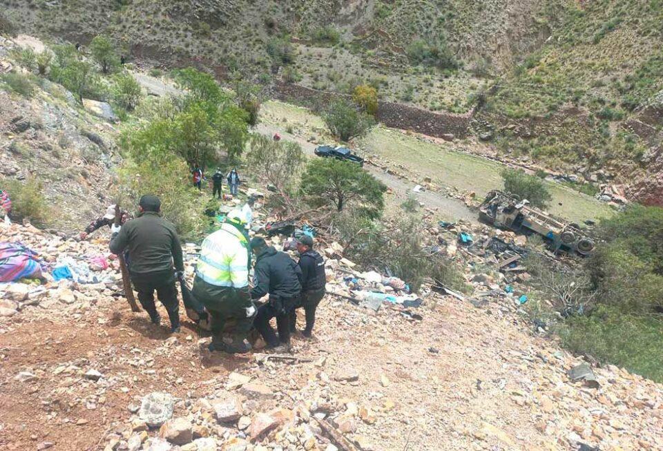 Accidente en la bajada a Yocalla: confirman 28 muertos y 20 heridos con gravedad