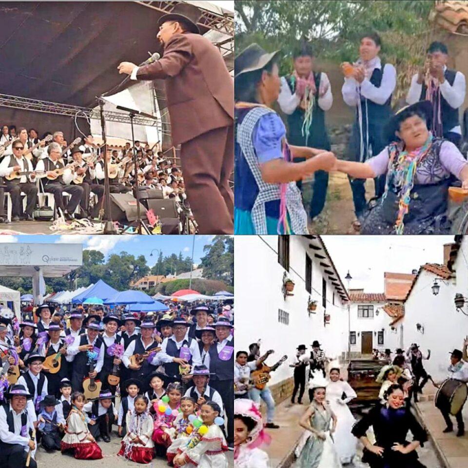 La alegría emana en las calles de Sucre: músicos cantan las nuevas tonadas carnavaleras
