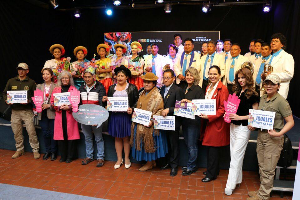 Instituciones lanzan campaña contra la violencia durante la celebración de los carnavales