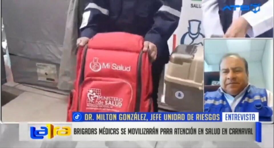 Carnaval: Salud dispone 16 brigadas compuestas por 150 médicos