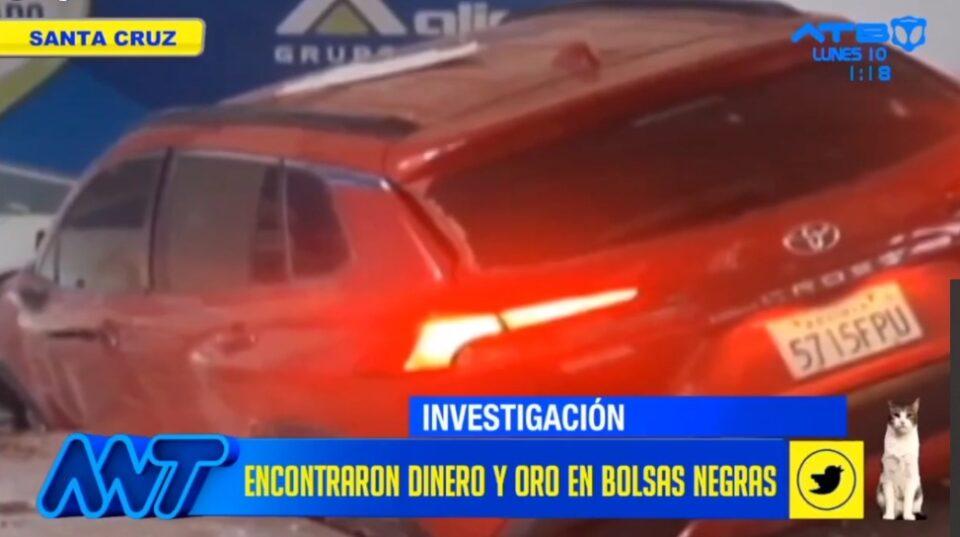 Encuentran dinero y oro tras accidente en Santa Cruz