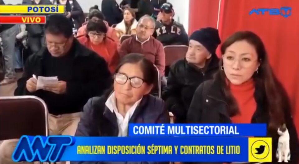 Sectores de Potosí debatirán movilizaciones tras analizar contratos de litioSectores de Potosí debatirán movilizaciones tras analizar contratos de litio