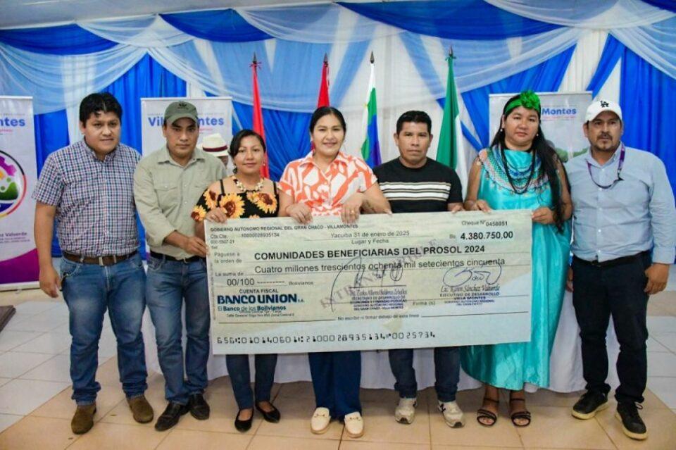 Villa Montes: Concluyen la entrega del Prosol 2024