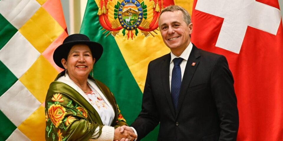 Bolivia y Suiza fortalecen relaciones de cooperación en comercio, cultura y desarrollo sostenible