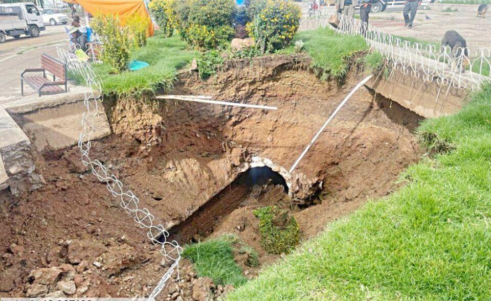 Reportan tres sifonamientos en dos distritos de Sucre