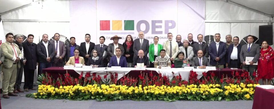 Encuentro Multipartidario garantiza las elecciones y la aplicación del sistema de resultados preliminares