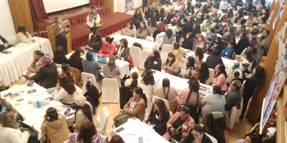 Más de 300 mujeres se reúnen en La Paz para avanzar en la despatriarcalización y propuestas para las elecciones 2025