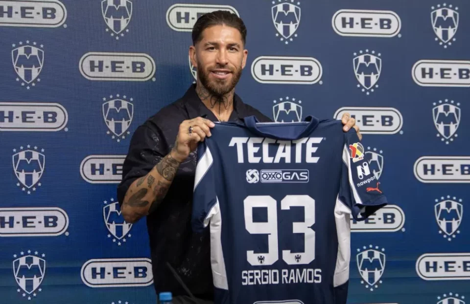 Sergio Ramos llega a Club Monterrey como el nuevo refuerzo estelar