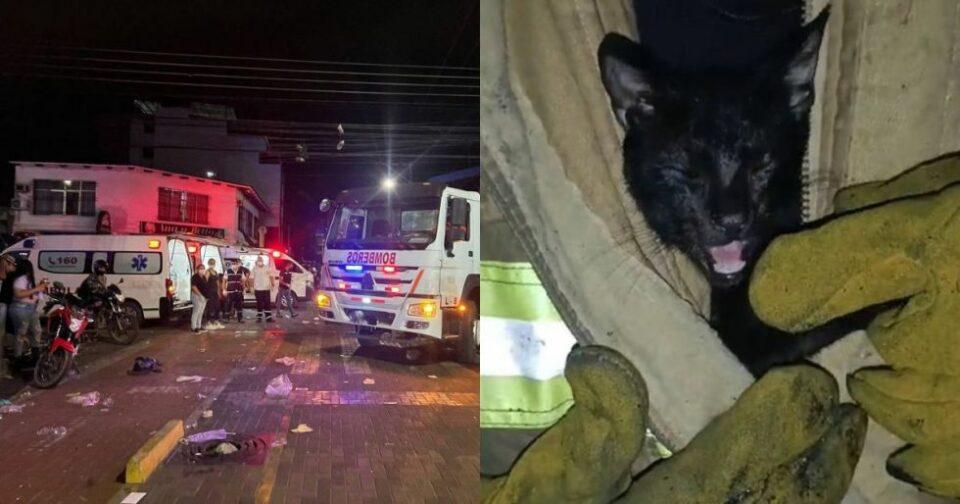 Sofocan un incendio de magnitud en un centro comercial de Santa Cruz de la Sierra