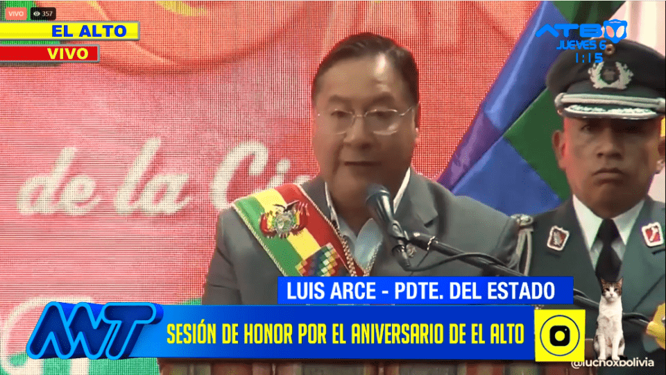 Arce anuncia la ejecución de la nueva línea Carmesí para ampliar el teleférico