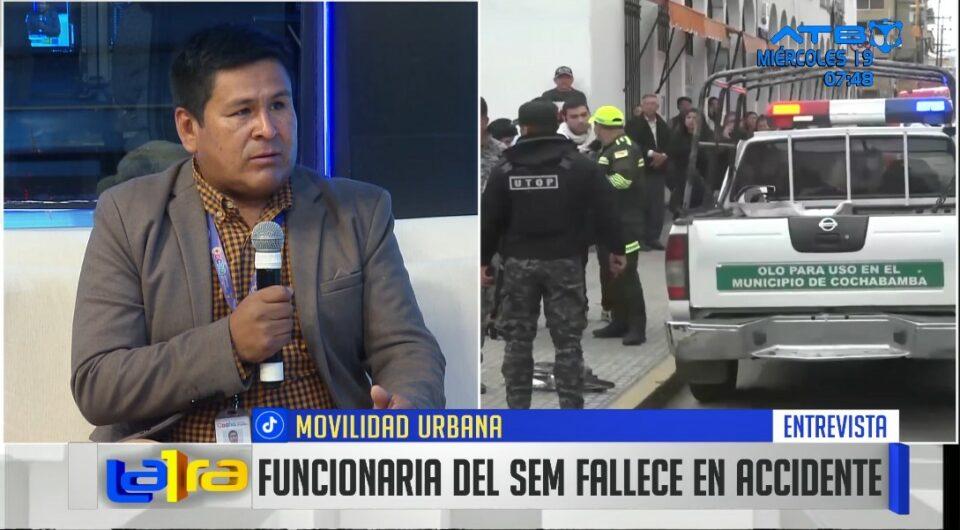 Cochabamba: Alcaldía anuncia sanciones contra conductores que arrollaron a una trabajadora del SEM