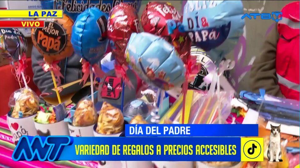 "La salteña con su refresco transformado en un regalo" por el Día del Padre