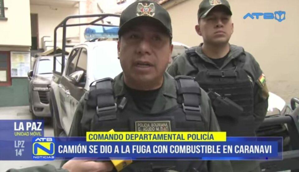 Policía intercepta camión que pretendía trasladar diésel de forma ilegal