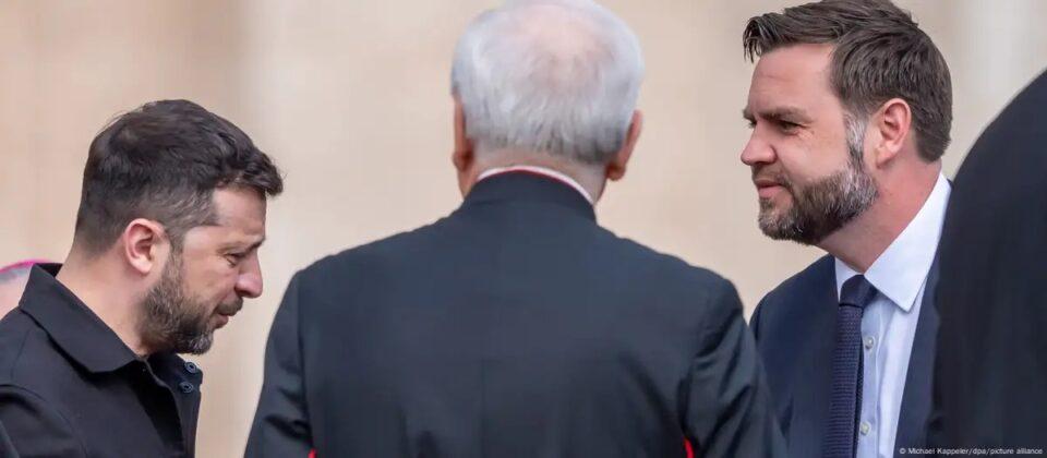 Vicepresidente de EE. UU. se reúne con Zelenski en Roma