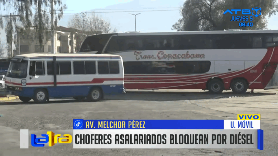 Choferes asalariados anuncian radicalizar movilizaciones por falta de diésel