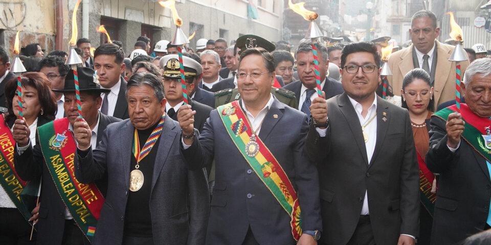 Lucho a La Paz: Tenemos un pueblo rebelde que jamás se entregará a designios de tiranos