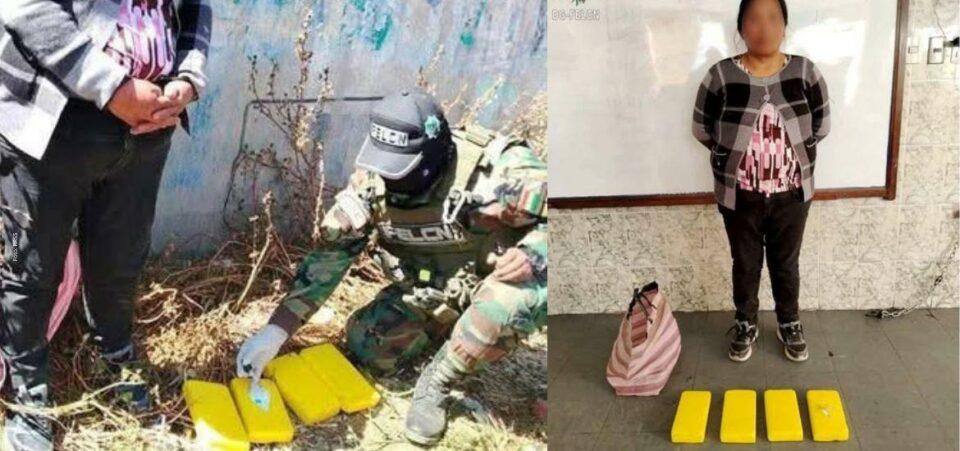 MUJER ES APREHENDIDA CON CLORHIDRATO DE COCAÍNA EN EL ALTO