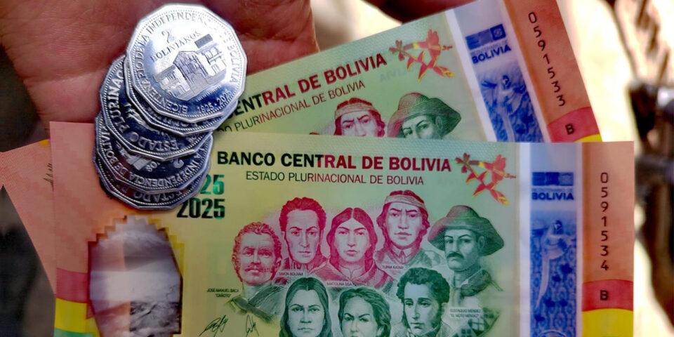 Nuevo billete, monedas de oro, plata y acero del Bicentenario
