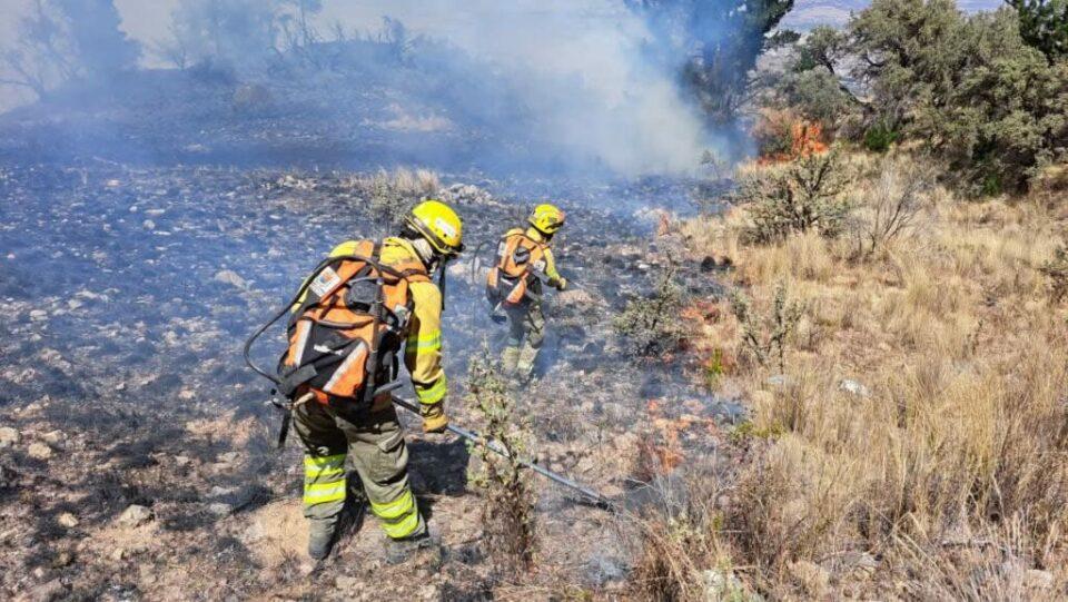 350 hectáreas consumidas por los incendios en Tunari