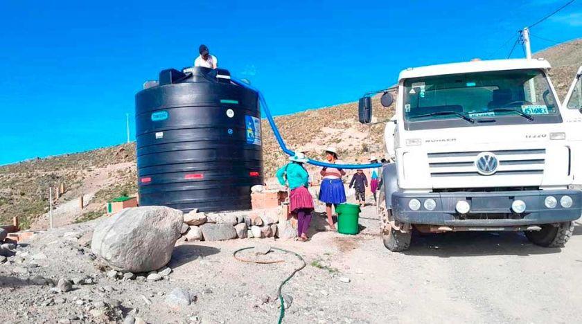 Potosí: cuatro municipios no tienen agua