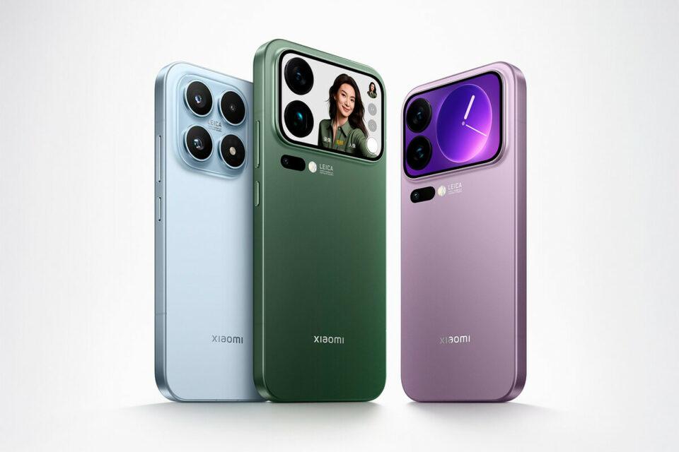 Xiaomi 17, 17 Pro y 17 Pro Max: pantalla trasera como gran apuesta frente al iPhone