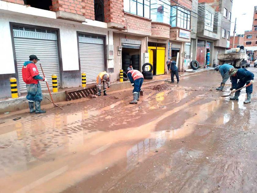 Potosí: inician plan de contingencia para evitar inundación por lluvias