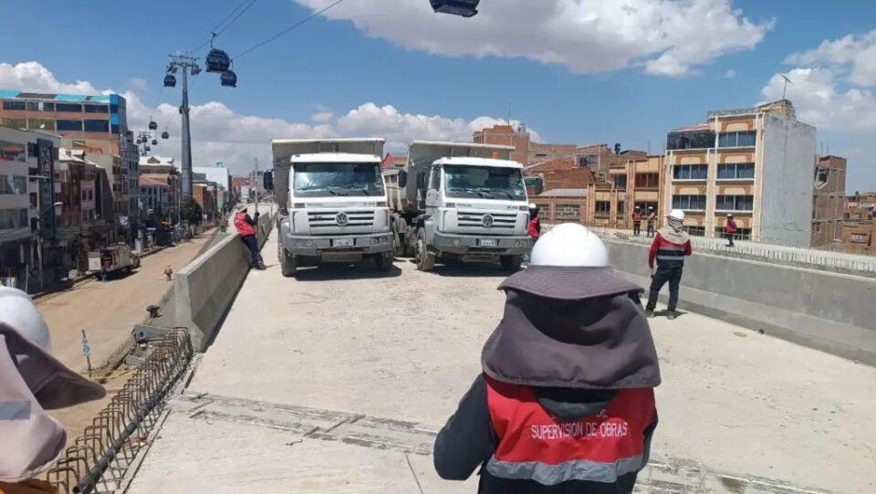 Ejecutan las pruebas de carga en el Distribuidor Río Seco