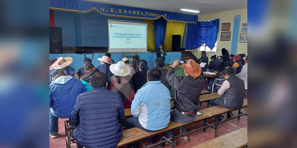 Bolivia lanza 266 planes municipales de salud con participación ciudadana
