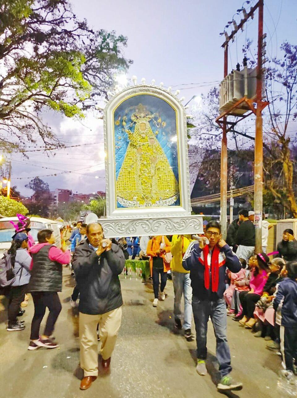 Sucre rinde homenaje a la Virgen de Guadalupe