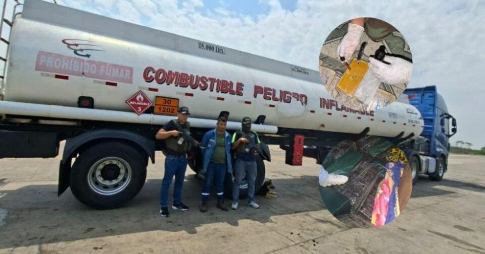 Santa Cruz: Interceptan y hallan 477 kilos de droga en un camión cisterna