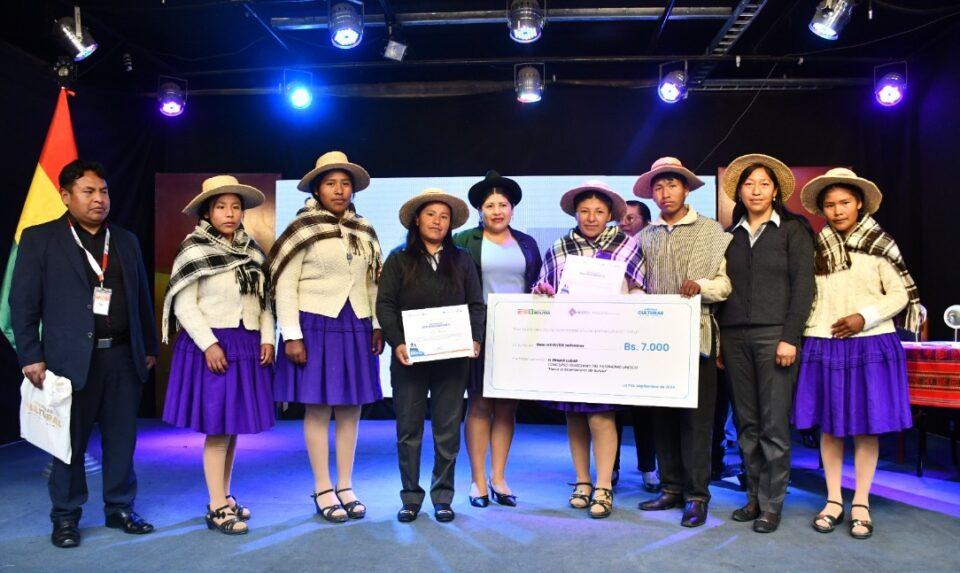Premian a los mejores del concurso “Guardianes del Patrimonio UNESCO” en Bolivia