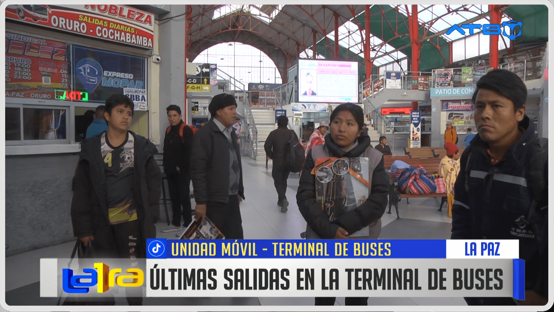 Terminal de Buses de La Paz opera con normalidad antes del balotaje