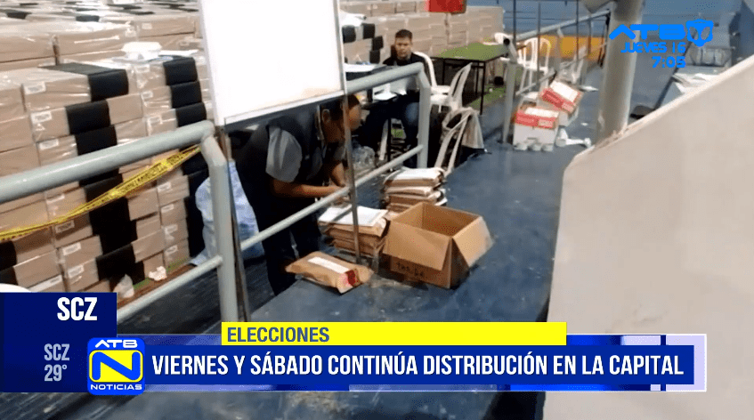 Inicia el envío de material electoral a municipios alejados de Santa Cruz