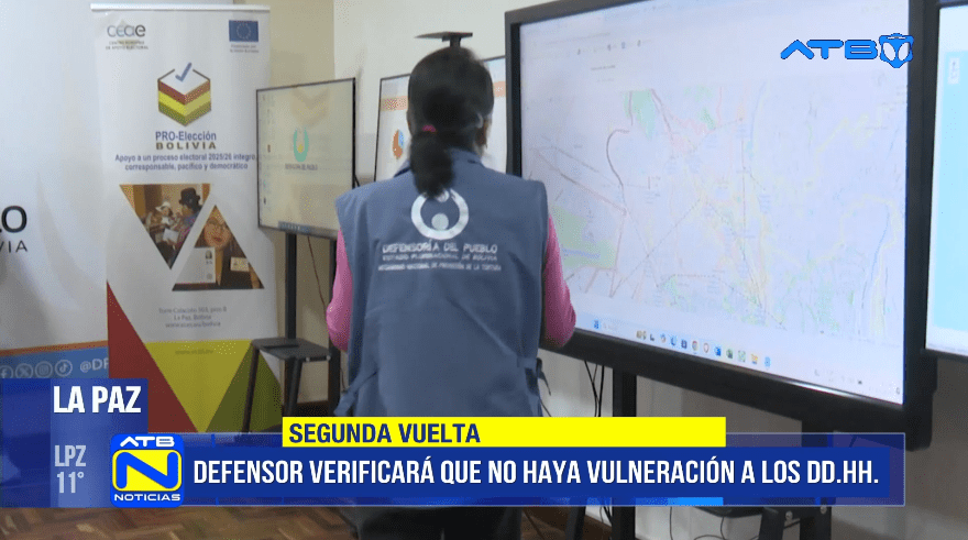 Defensoría del Pueblo despliega 900 observadores para la jornada electoral