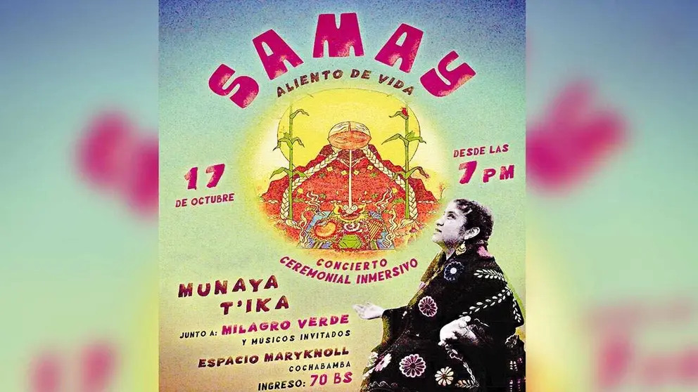 Munaya T’ika estrenará su concierto ceremonial inmersivo ‘Samay – Aliento de Vida’