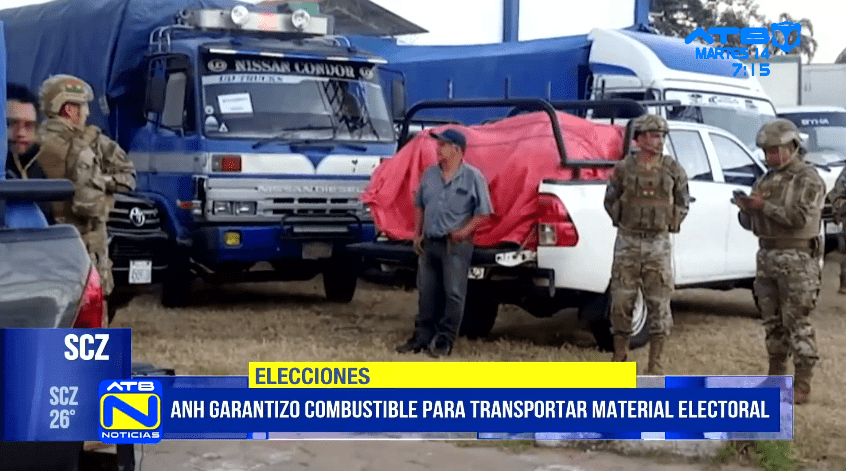 Tribunal Electoral de Santa Cruz garantiza combustible tras acuerdo con la ANH