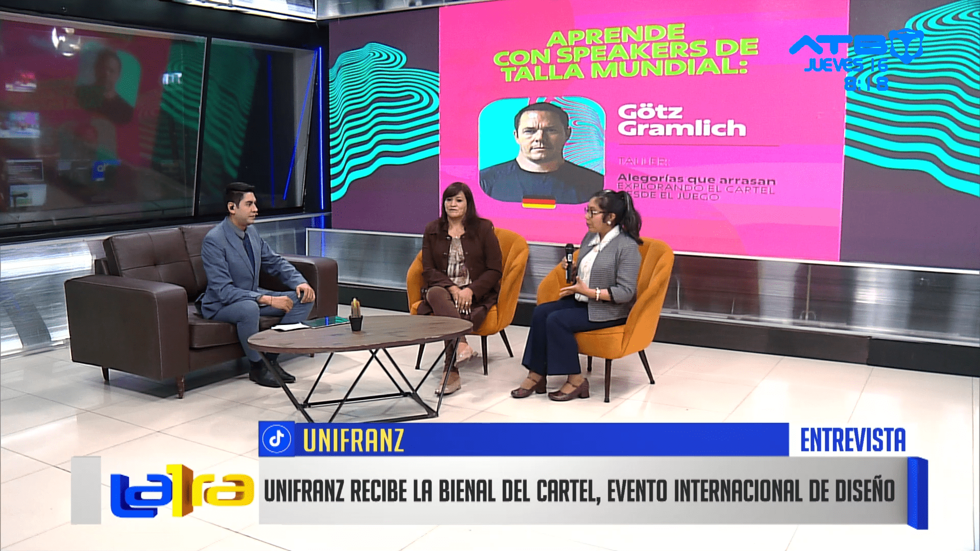 Unifranz participa en la Bienal Internacional de Cartel y Diseño 2025