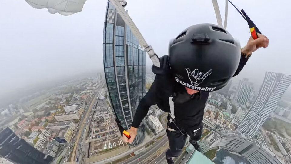 Salta desde el rascacielos más alto de la Unión Europea