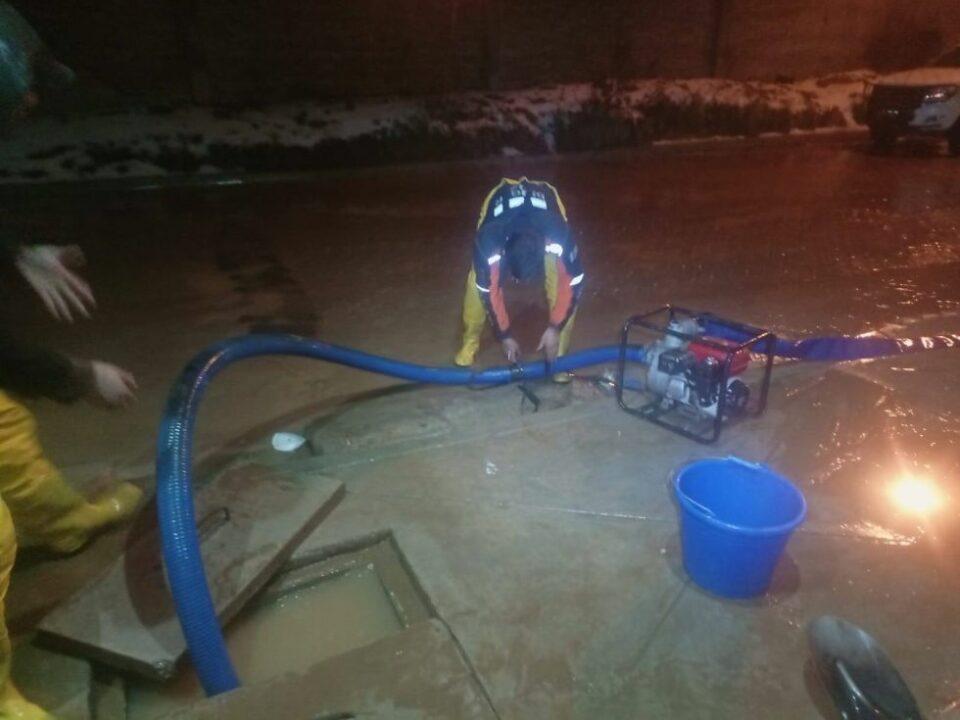 Sucre: reportan dos viviendas inundadas tras fuertes granizadas