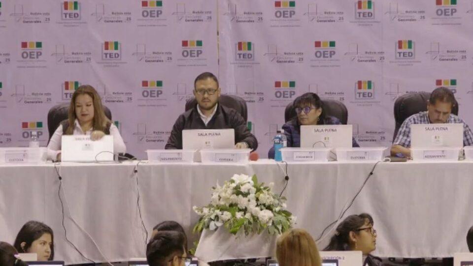 Chuquisaca alcanza 100% del cómputo electoral y el PDC ganó con 53,72%