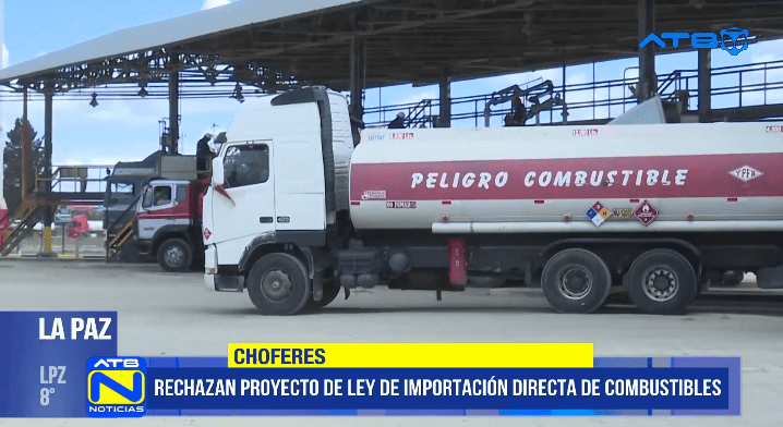 Choferes rechazan proyecto de ley que permite importación directa de combustibles