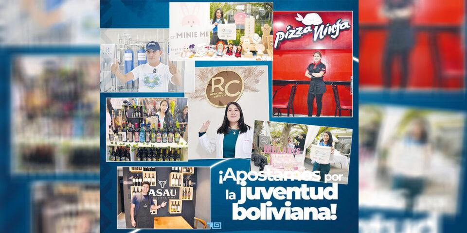 BDP y Banco Unión apoyan a jóvenes con créditos por Bs 2.545,8 MM