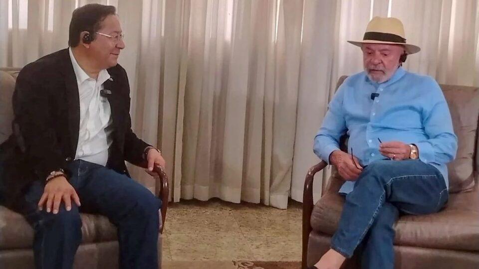 Luis Arce y Lula da Silva acuerdan fortalecer proyectos bilaterales